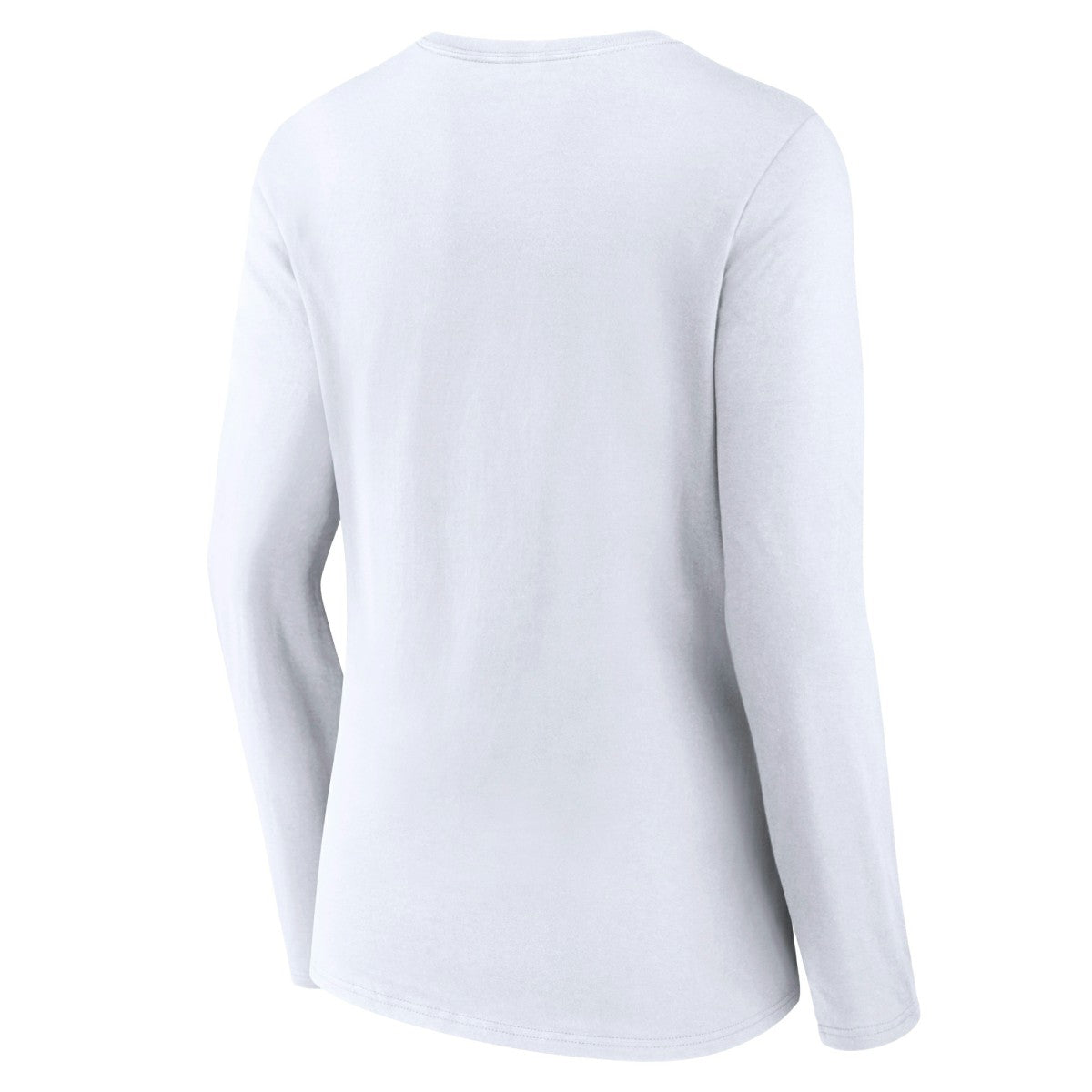 Toronto Raptors Women's Logo Long Sleeve V-Neck T-Shirt - White outlet