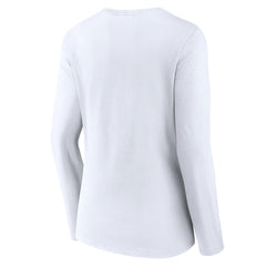 Washington Wizards Women's Logo Long Sleeve V-Neck T-Shirt - White cheap