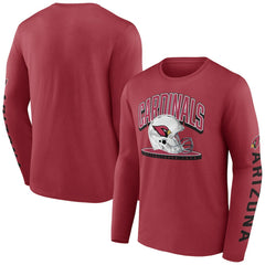 NFL Arizona Cardinals Helmet Platform Long Sleeve T-Shirt