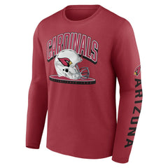 NFL Arizona Cardinals Helmet Platform Long Sleeve T-Shirt