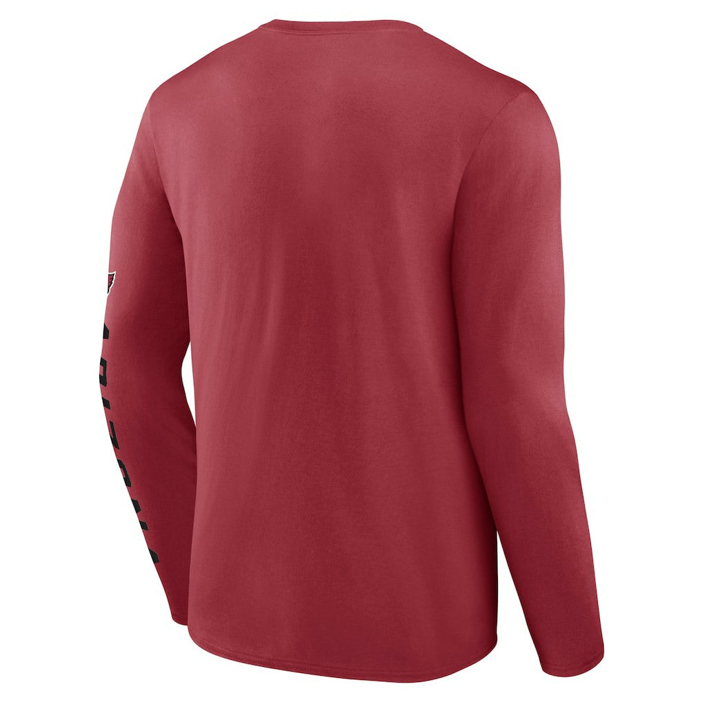 NFL Arizona Cardinals Helmet Platform Long Sleeve T-Shirt