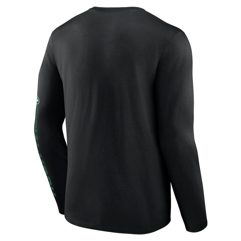 NFL New York Jets Helmet Platform Long Sleeve T-Shirt