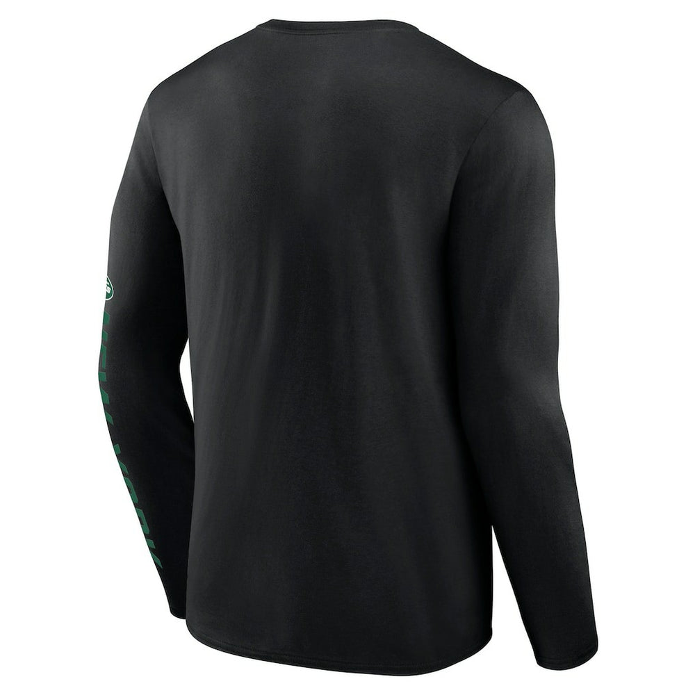 NFL New York Jets Helmet Platform Long Sleeve T-Shirt