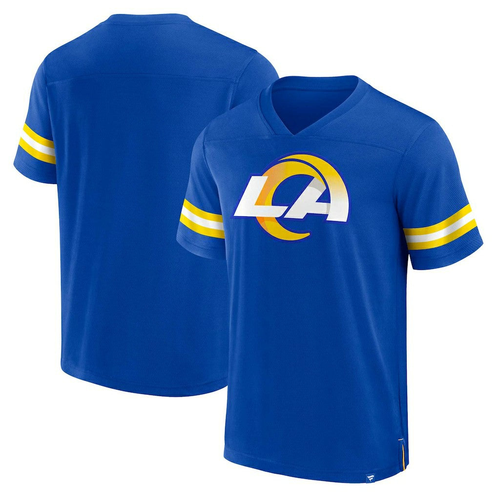 NFL Los Angeles Rams Jersey Tackle V-Neck T-Shirt