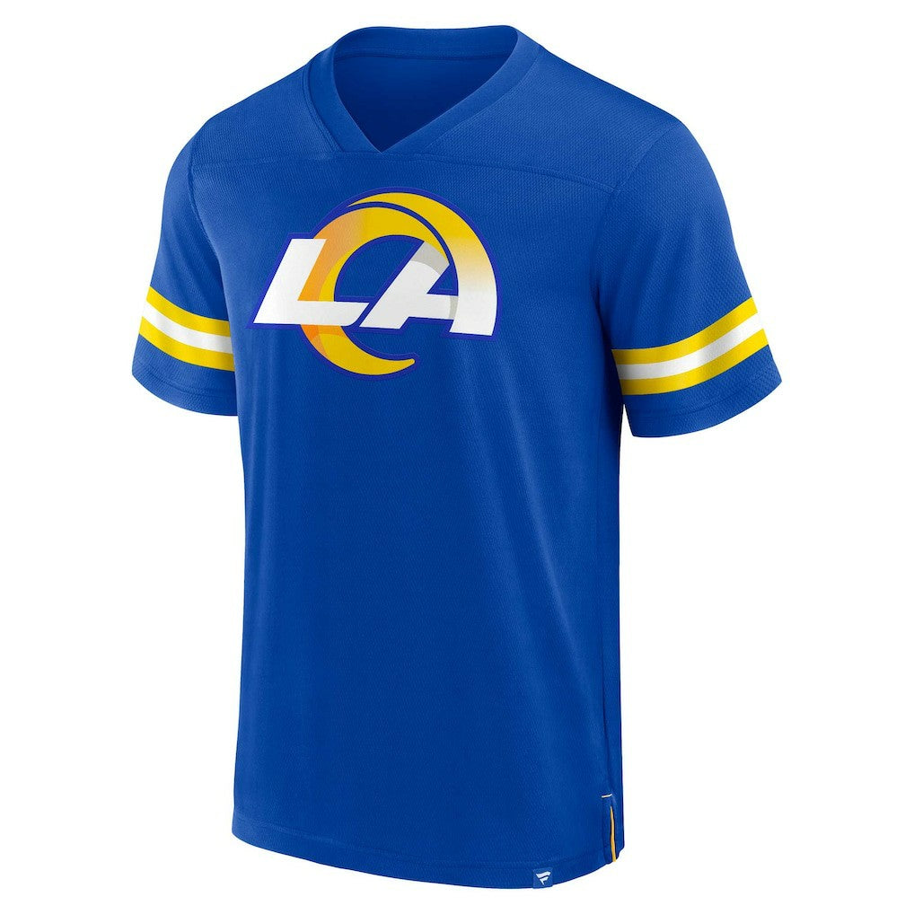 NFL Los Angeles Rams Jersey Tackle V-Neck T-Shirt