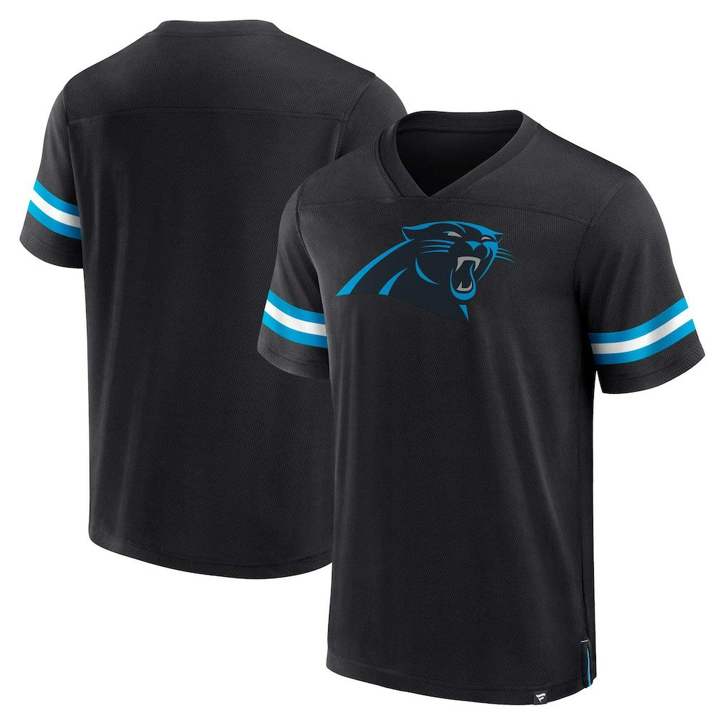 NFL Carolina Panthers Jersey Tackle V-Neck T-Shirt