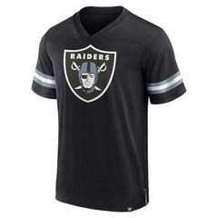 NFL Las Vegas Raiders Jersey Tackle V-Neck T-Shirt