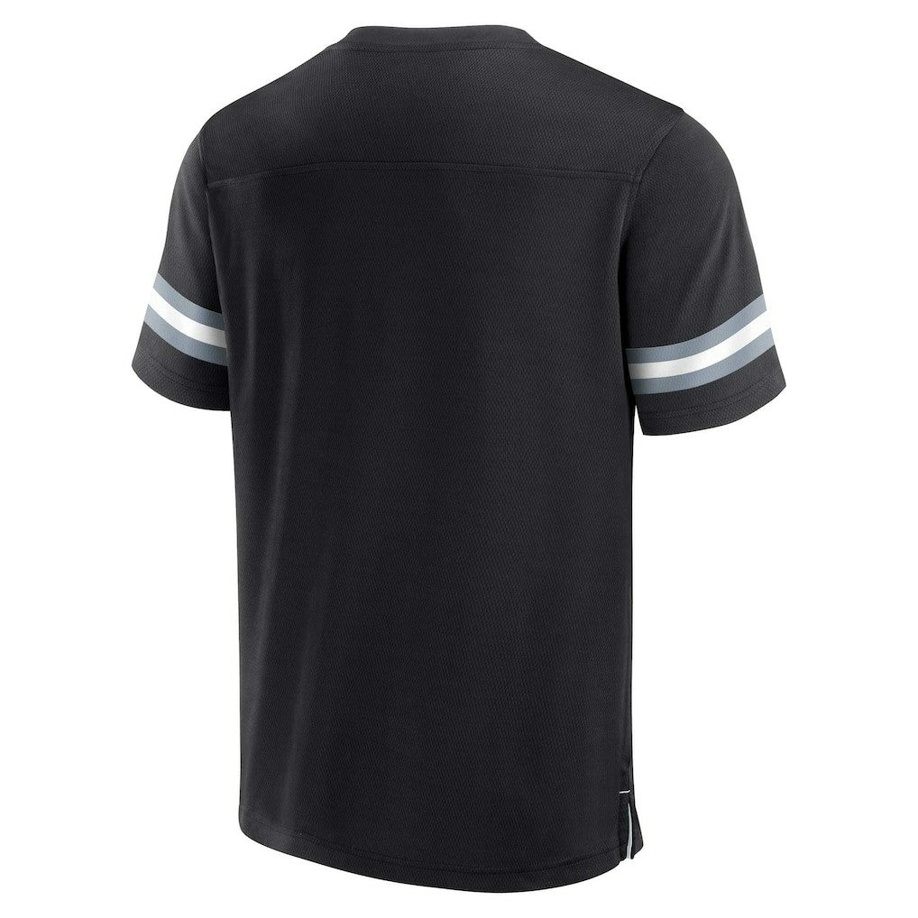 NFL Las Vegas Raiders Jersey Tackle V-Neck T-Shirt