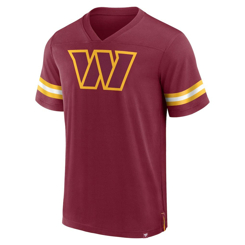 NFL Washington Commanders Jersey Tackle V-Neck T-Shirt