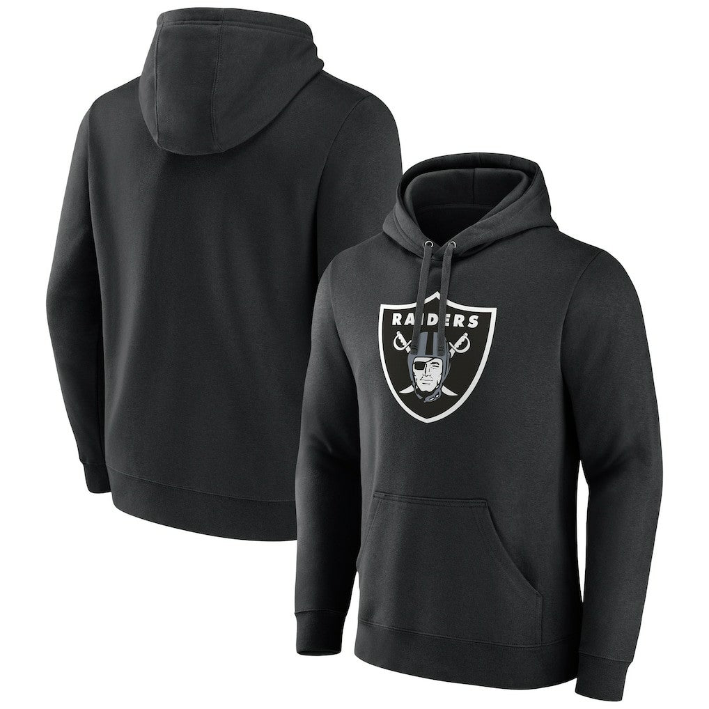 NFL Las Vegas Raiders Primary Logo Fleece Pullover Hoodie