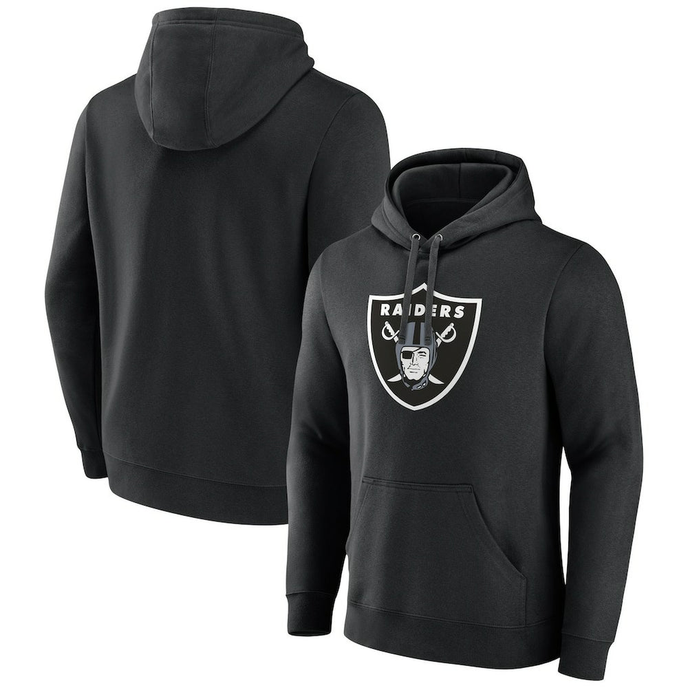 NFL Las Vegas Raiders Primary Logo Fleece Pullover Hoodie