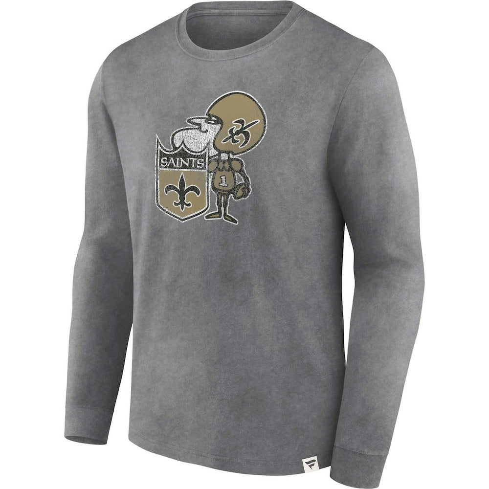 NFL New Orleans Saints Washed Primary Long Sleeve T-Shirt