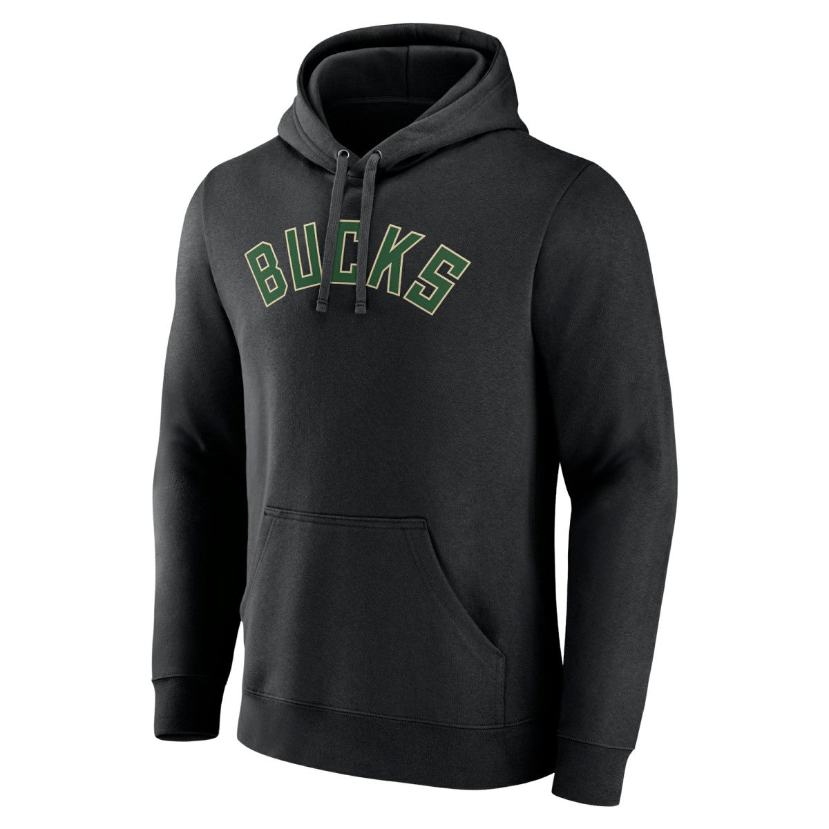Milwaukee Bucks Wordmark Alternate Pullover Hoodie - Black discount
