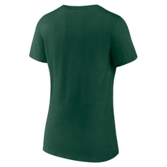 Minnesota Wild Women's Team Logo V-Neck T-Shirt