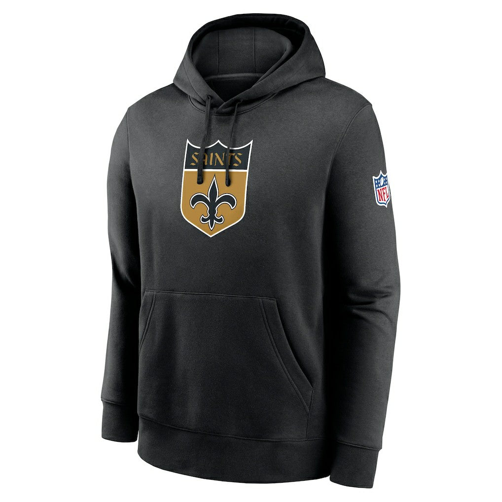 NFL New Orleans Saints 2023 Sideline Club Alternate Tri-Blend Pullover Hoodie