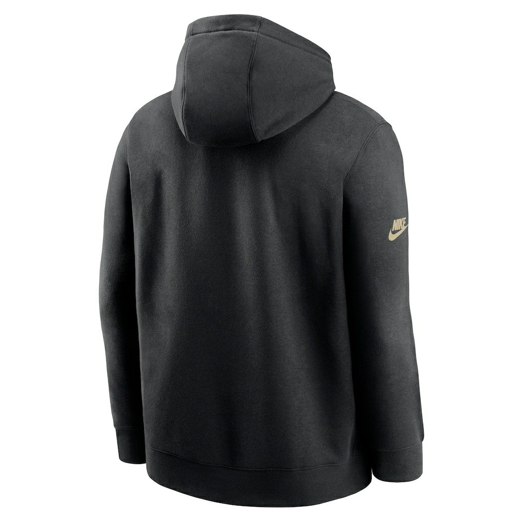 NFL New Orleans Saints 2023 Sideline Club Alternate Tri-Blend Pullover Hoodie