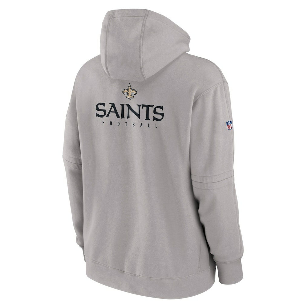 NFL New Orleans Saints Sideline Club Fleece Pullover Hoodie