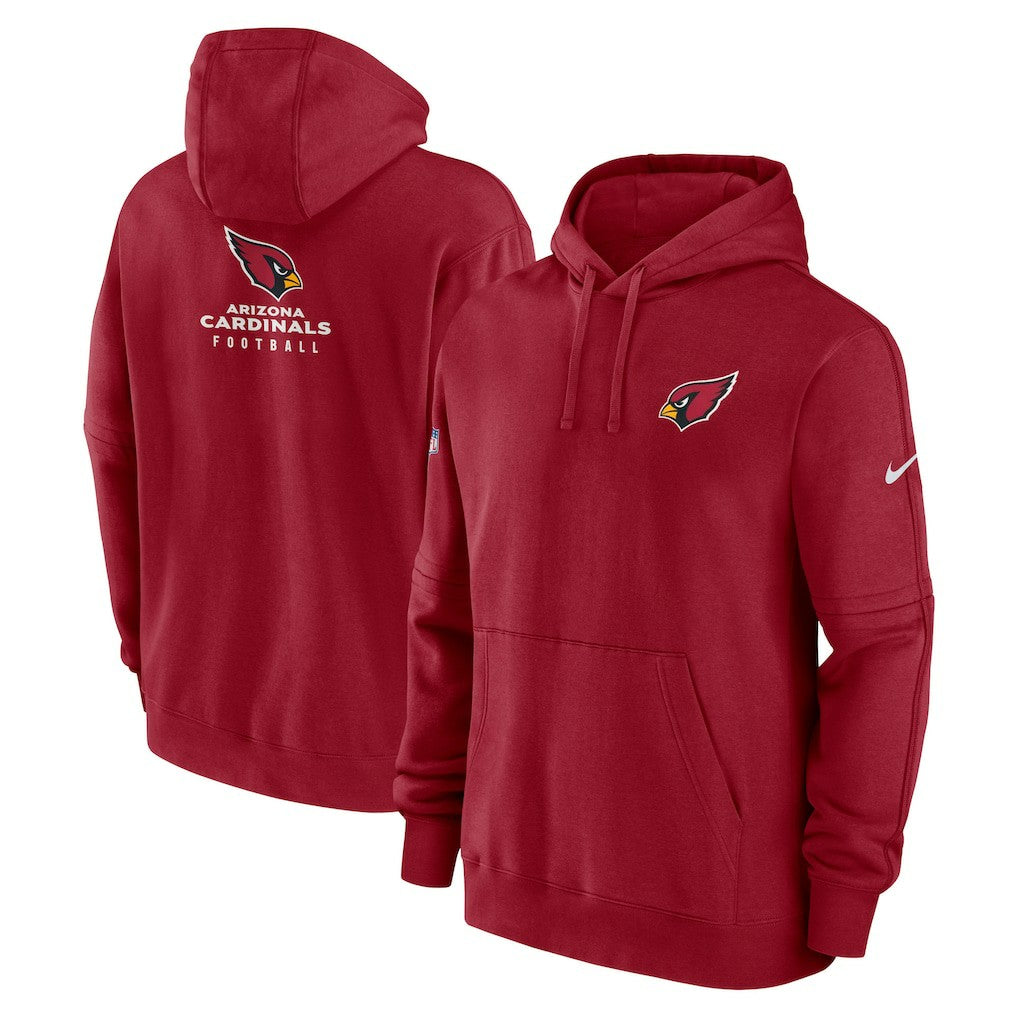 NFL Arizona Cardinals Sideline Club Fleece Pullover Hoodie
