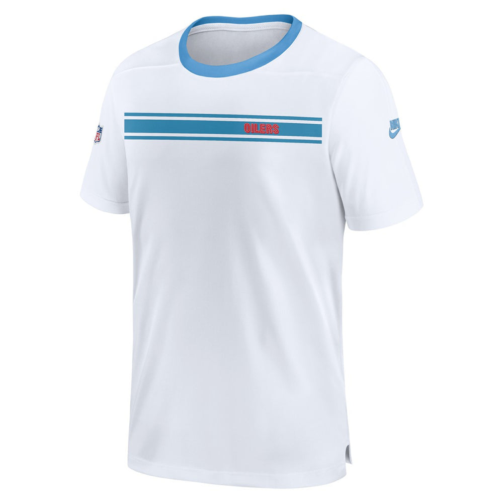 NFL Tennessee Titans Oilers Throwback Sideline Coach Alternate Performance T-Shirt