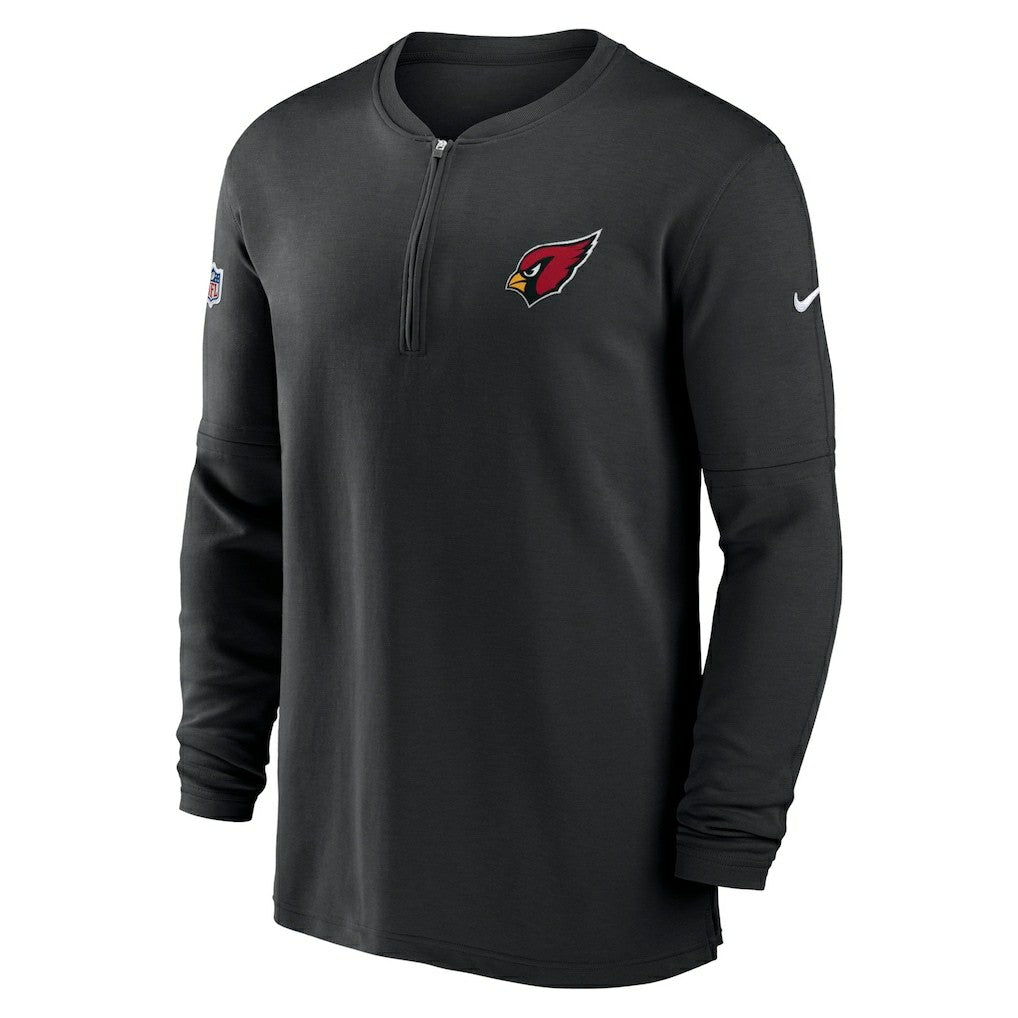 NFL Arizona Cardinals 2023 Sideline Performance Long Sleeve Tri-Blend Quarter-Zip Top