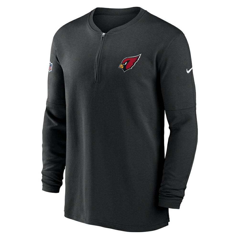 NFL Arizona Cardinals 2023 Sideline Performance Long Sleeve Tri-Blend Quarter-Zip Top