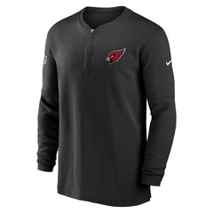 NFL Arizona Cardinals 2023 Sideline Performance Long Sleeve Tri-Blend Quarter-Zip Top