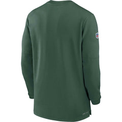 NFL Green Bay Packers 2023 Sideline Performance Long Sleeve Tri-Blend Quarter-Zip Top
