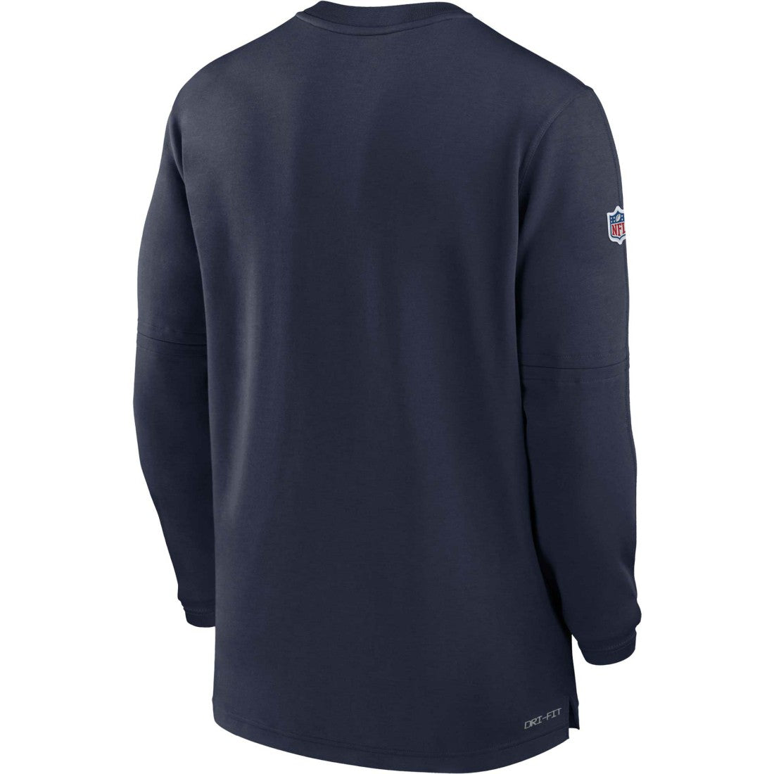 NFL Tennessee Titans 2023 Sideline Performance Long Sleeve Tri-Blend Quarter-Zip Top