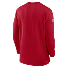 NFL Tampa Bay Buccaneers 2023 Sideline Performance Long Sleeve Tri-Blend Quarter-Zip Top