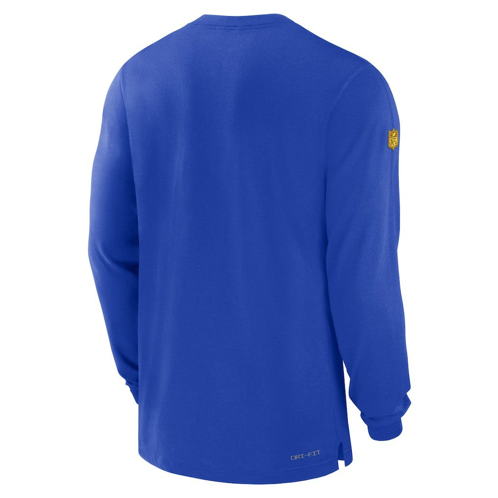 NFL Los Angeles Rams 2023 Sideline Performance Long Sleeve T-Shirt