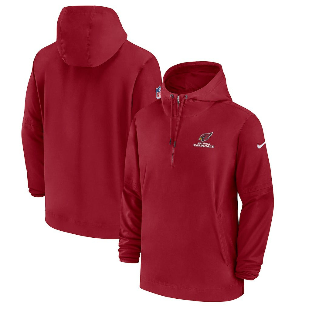 NFL Arizona Cardinals Sideline Half-Zip Hoodie