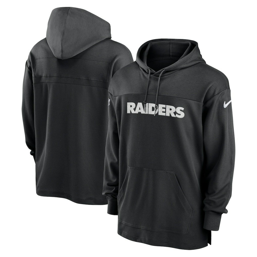 NFL Las Vegas Raiders 2023 Sideline Lightweight Performance Hooded Top