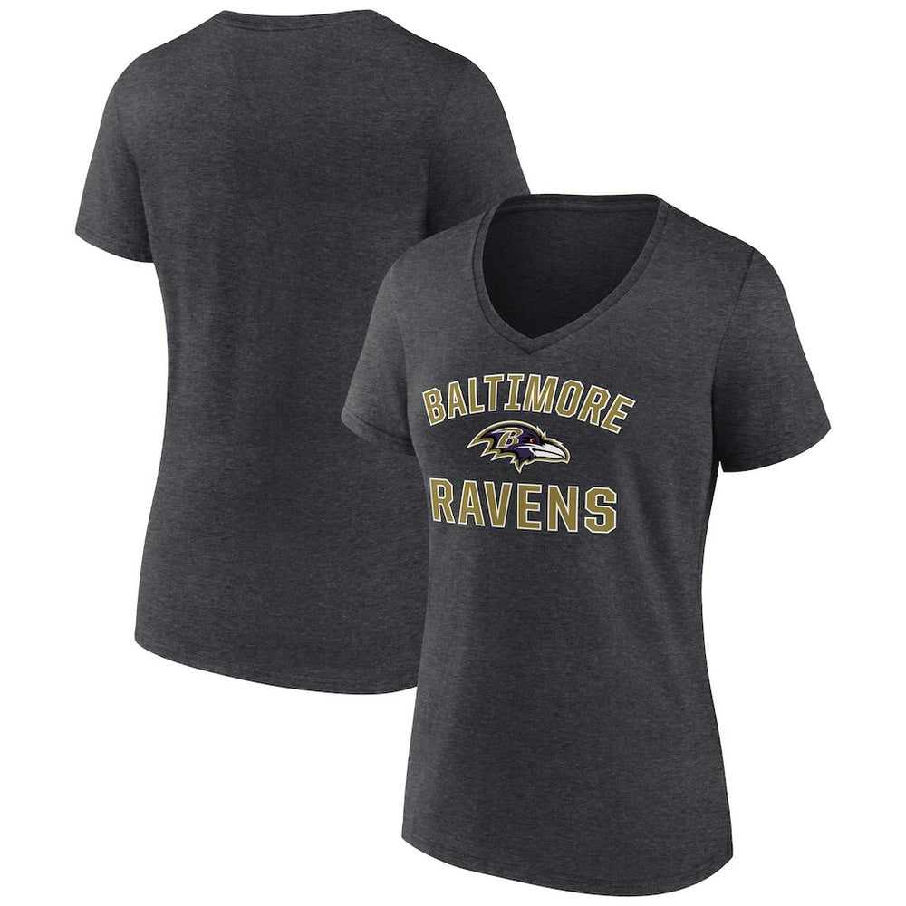 NFL Baltimore Ravens Women's Victory Arch Team V-Neck T-Shirt