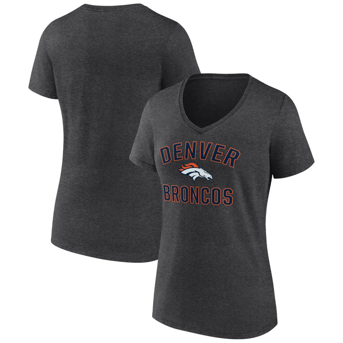 NFL Denver Broncos Women's Victory Arch Team V-Neck T-Shirt