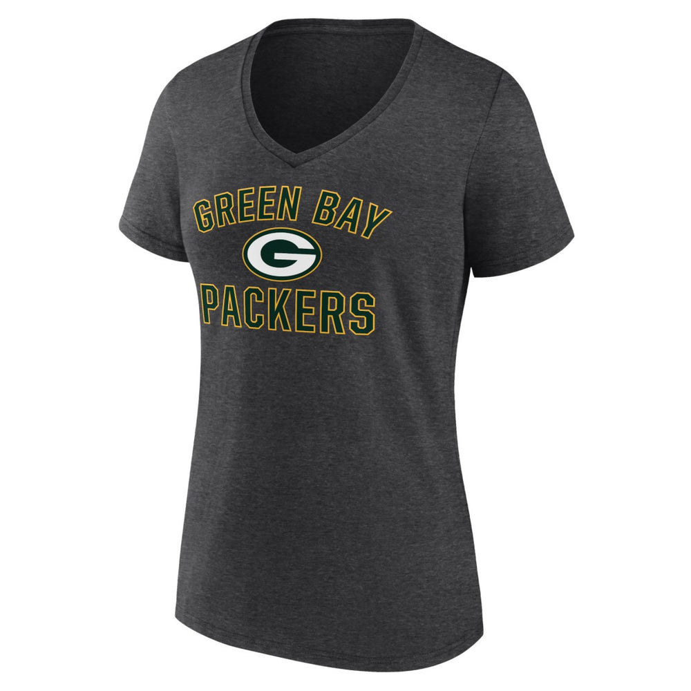 NFL Green Bay Packers Women's Victory Arch Team V-Neck T-Shirt