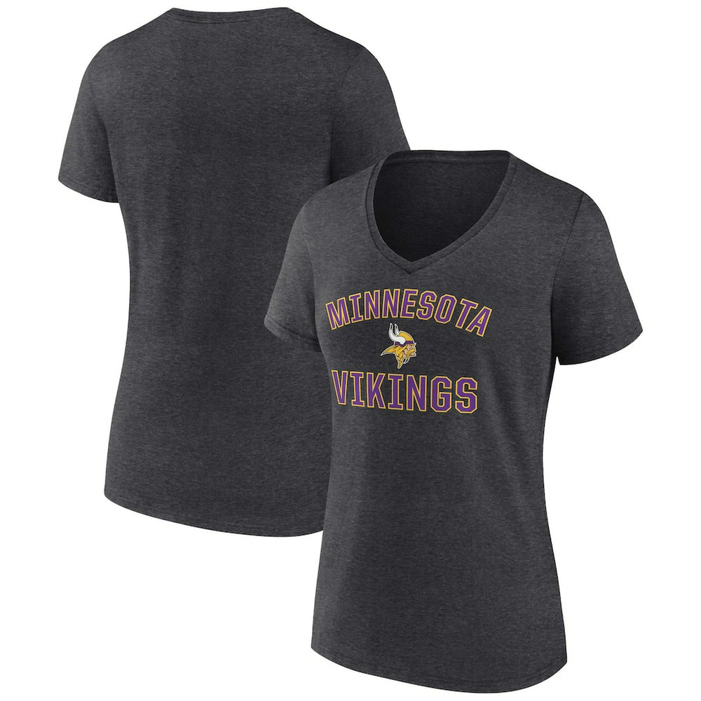 NFL Minnesota Vikings Women's Victory Arch Team V-Neck T-Shirt