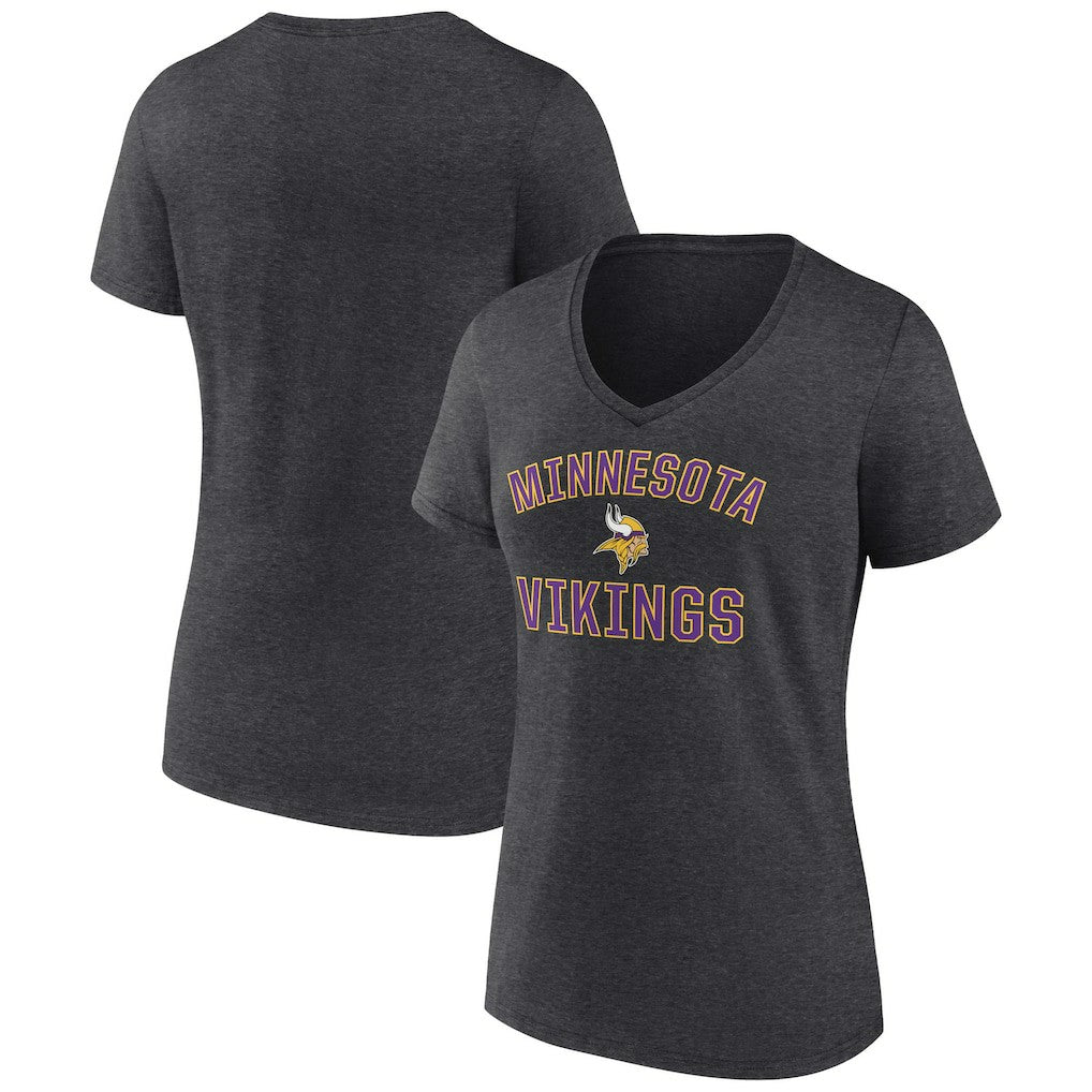 NFL Minnesota Vikings Women's Victory Arch Team V-Neck T-Shirt