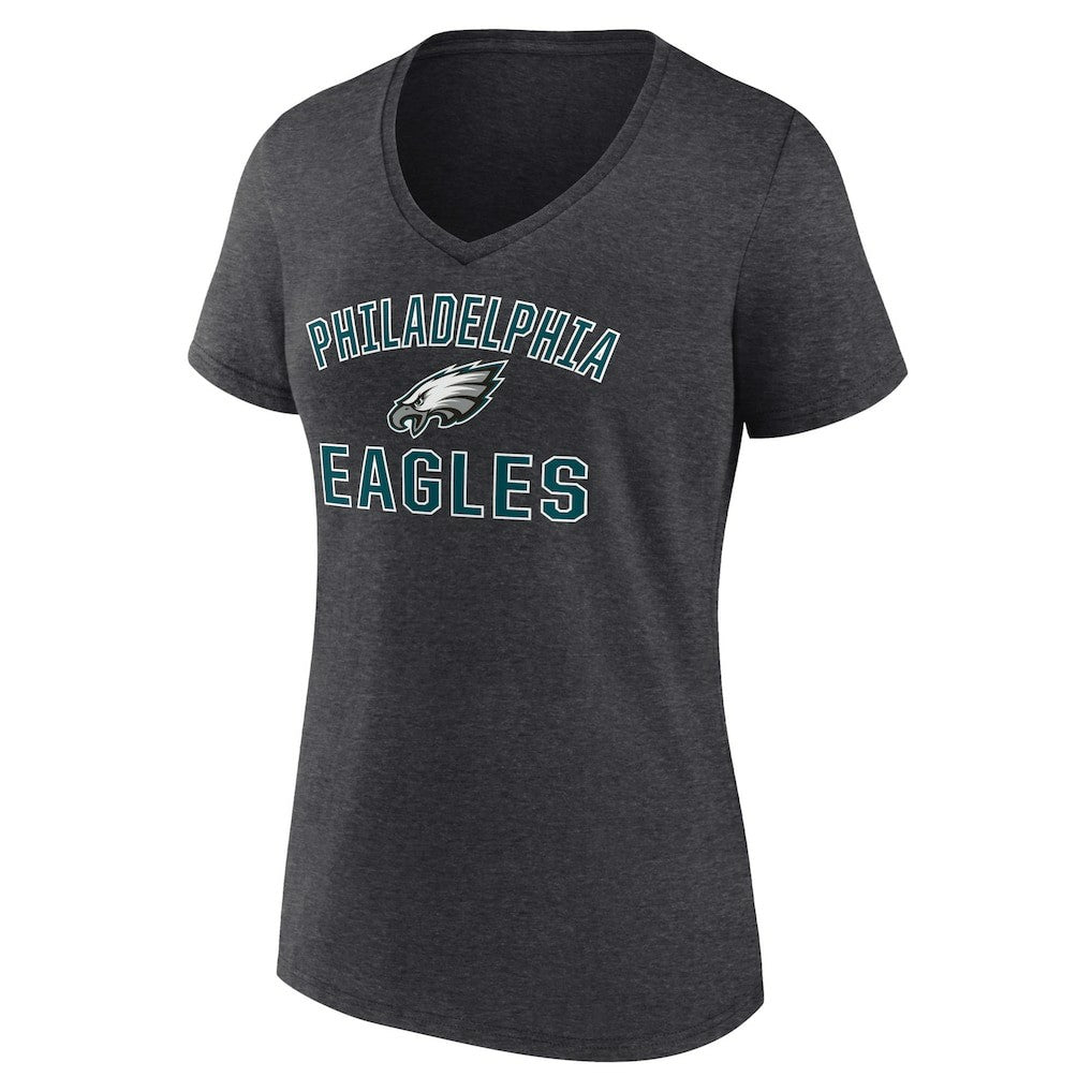 NFL Philadelphia Eagles Women's Victory Arch Team V-Neck T-Shirt