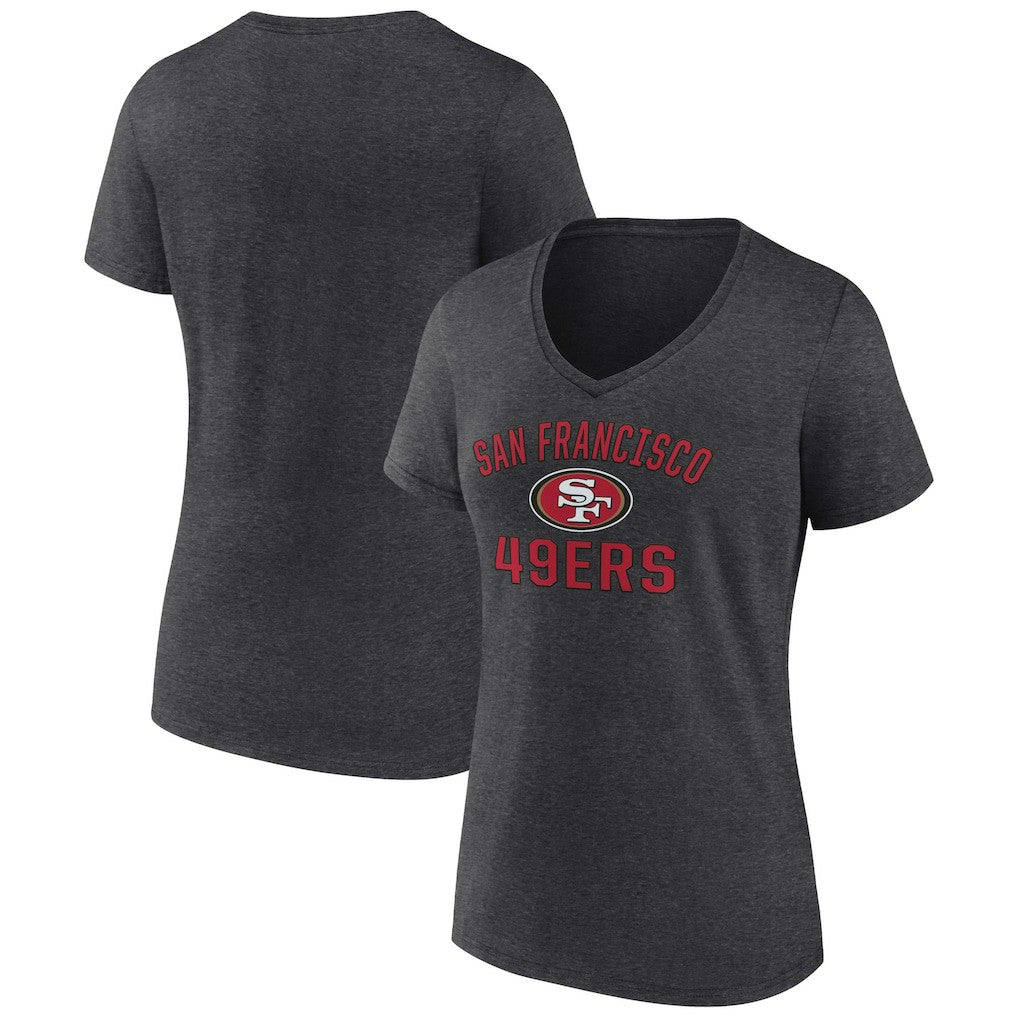 NFL San Francisco 49ers Women's Victory Arch Team V-Neck T-Shirt