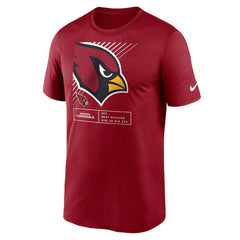 NFL Arizona Cardinals Legend Yard Lines Performance T-Shirt