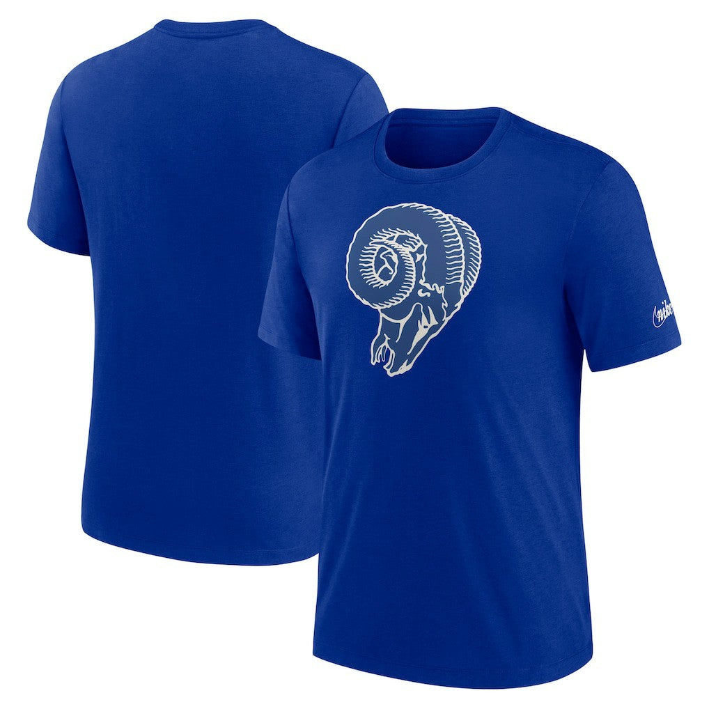 NFL Los Angeles Rams Rewind Logo Tri-Blend T-Shirt