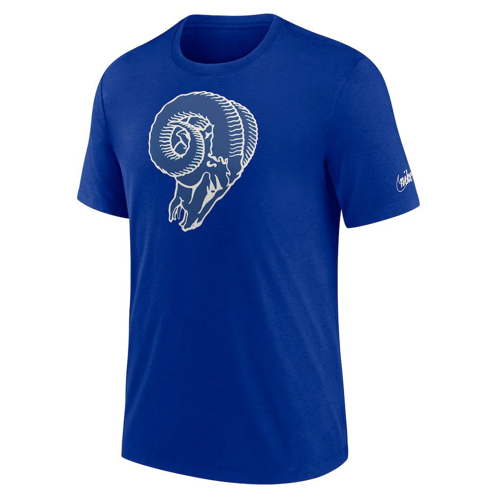 NFL Los Angeles Rams Rewind Logo Tri-Blend T-Shirt