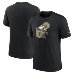 NFL New Orleans Saints Rewind Logo Tri-Blend T-Shirt