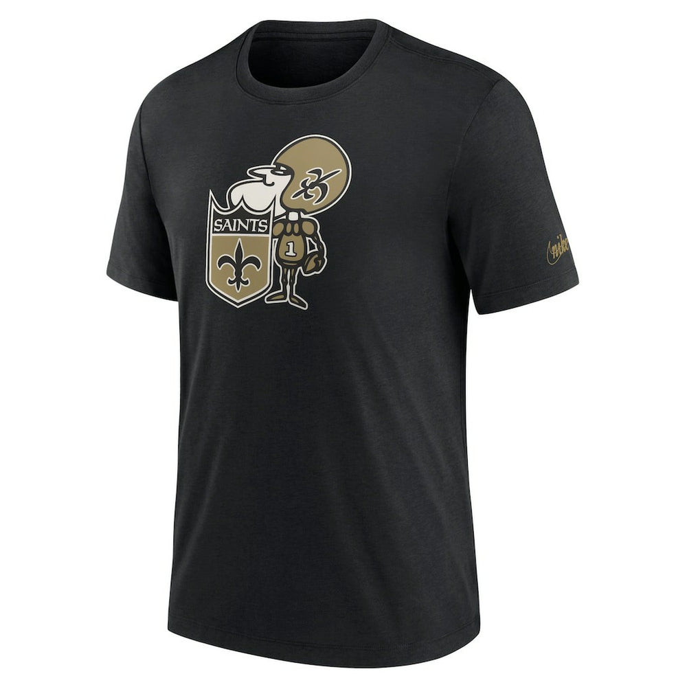 NFL New Orleans Saints Rewind Logo Tri-Blend T-Shirt