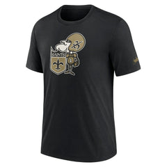 NFL New Orleans Saints Rewind Logo Tri-Blend T-Shirt