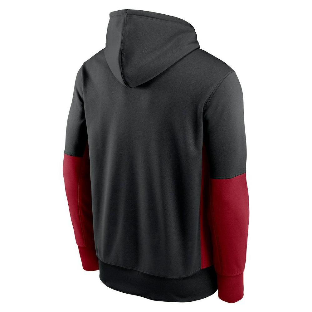 NFL Arizona Cardinals Color Block Fleece Performance Pullover Hoodie