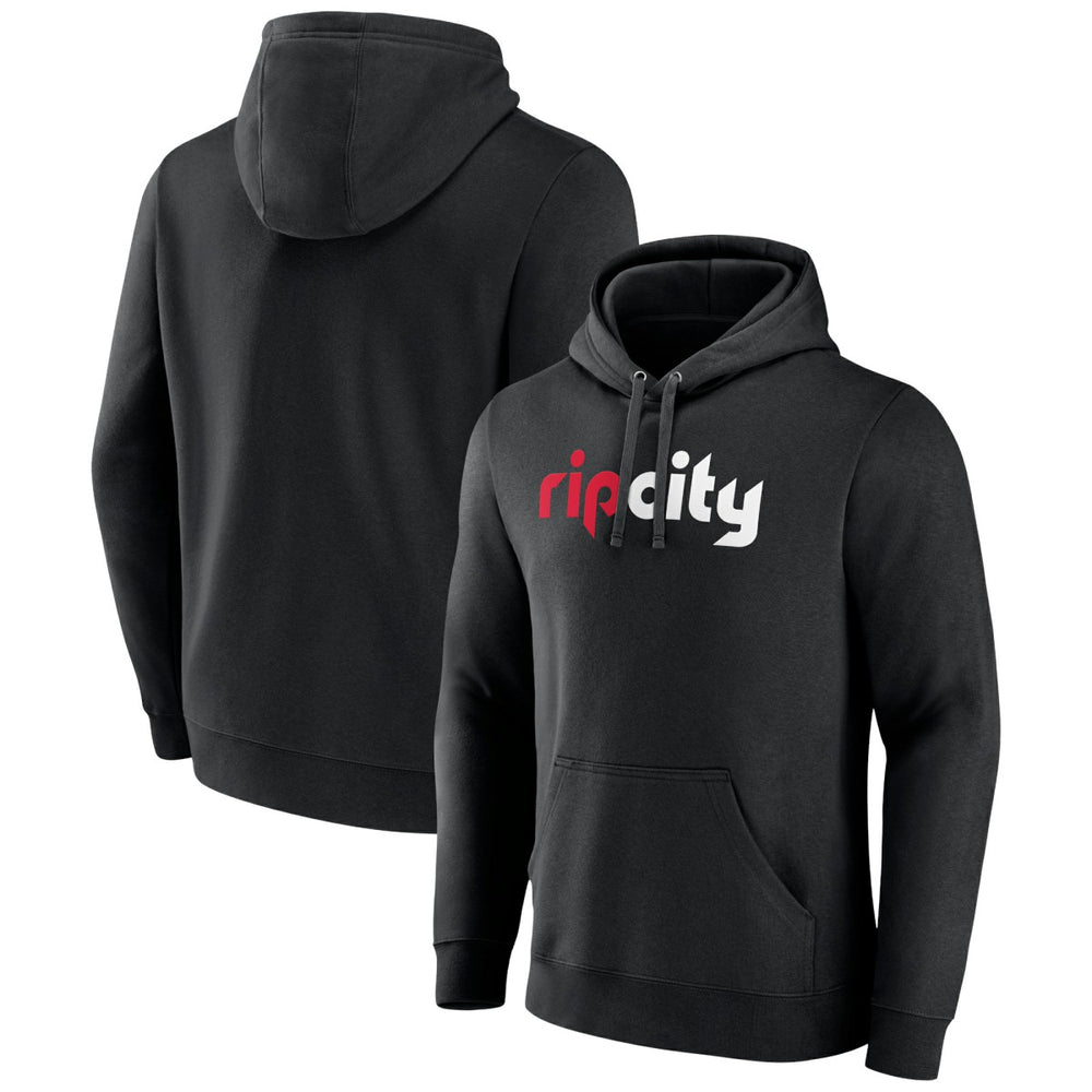 Portland Trail Blazers Alternate Logo Pullover Hoodie - Black on sale