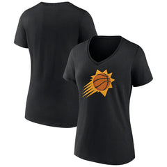 Phoenix Suns Women's Alternate Logo V-Neck T-Shirt - Black for sale