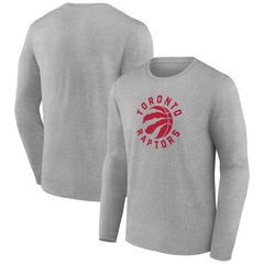 Toronto Raptors Alternate Logo Long Sleeve T-Shirt - Gray on sale