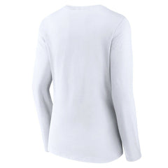 Charlotte Hornets Women's Alternate Logo V-Neck Long Sleeve T-Shirt - White online